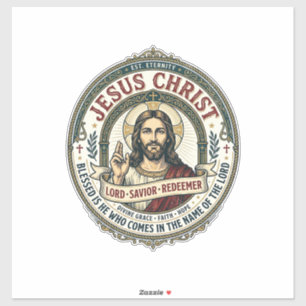 Jesus Dans Ballerina Studio Grafisk T-Shirt Kriste Klistermärken