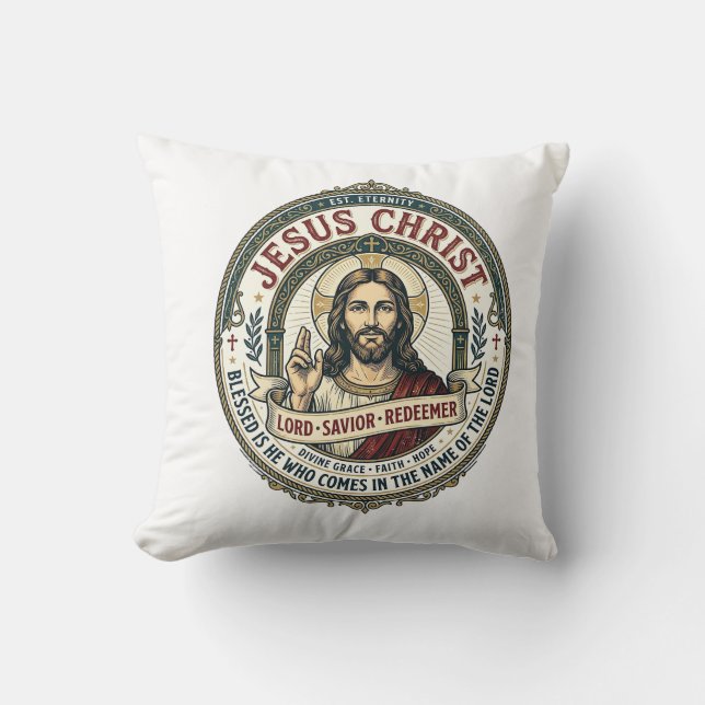 Jesus Dans Ballerina Studio Grafisk T-Shirt Kriste Kudde (Framsida)