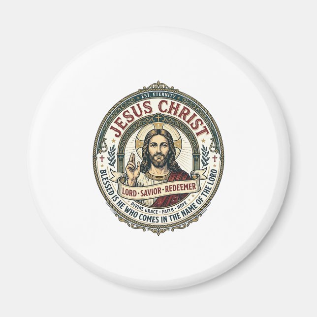 Jesus Dans Ballerina Studio Grafisk T-Shirt Kriste Magnet (Framsidan)