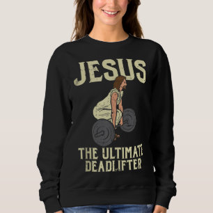 Jesus Deadlift Workout Gym Fitness Funny Gud Chris T Shirt