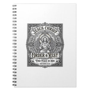 Jesus Declutter Rent Hem Tröja Kristet Grafiskt Anteckningsbok