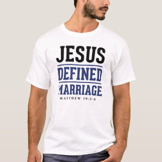 Jesus definierade giftermål tee shirt