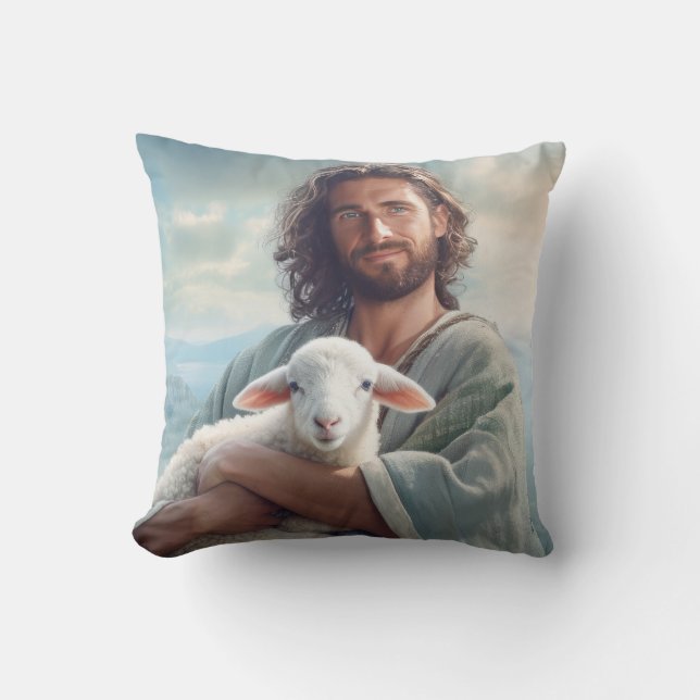 Jesus Dekorativ kudde (Framsida)