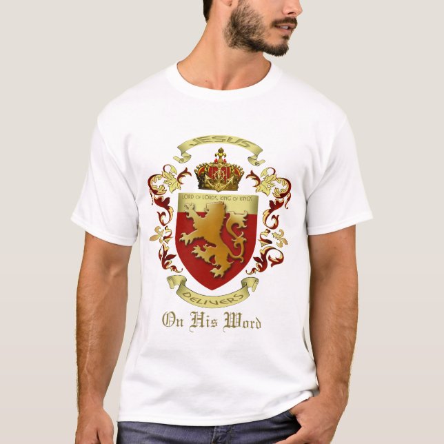 Jesus Delivers Tshirt T-shirt (Framsida)