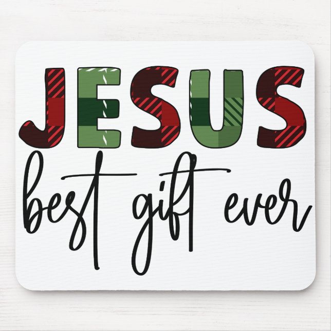 Jesus den bästa gåvan någonsin Juldagen Musmatta (Framsidan)