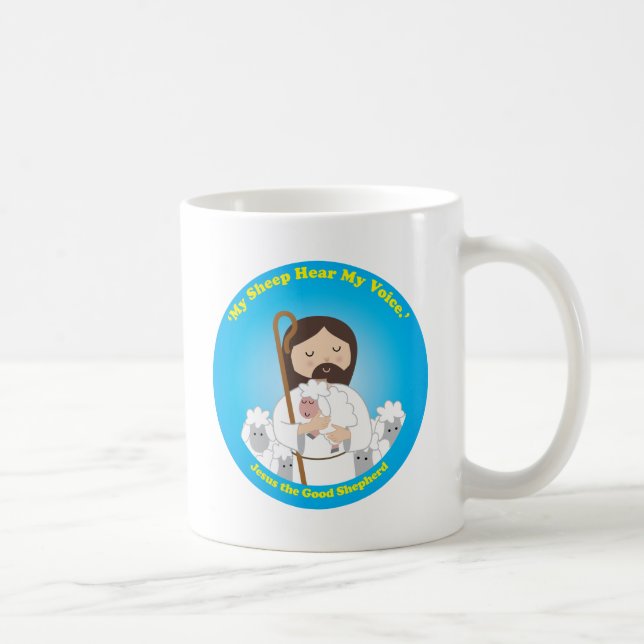 Jesus den bra herden kaffemugg (Höger)