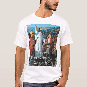Jesus den original- socialisten t shirt