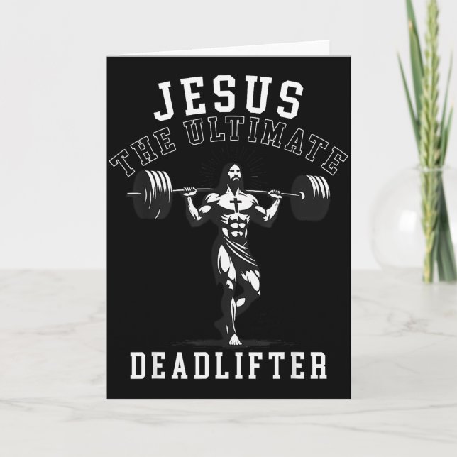 Jesus Den Ultimata Dödläfteren - Jesus Dödläfter  Kort (Framsida)