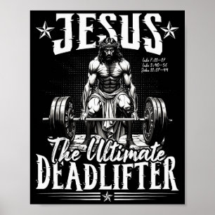 Jesus Den Ultimata Dödläfteren Jesus Dödläfter Kri Poster