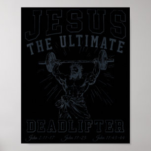 Jesus Den Ultimata Dödläfteren - Jesus Dödlifter Poster