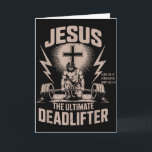 Jesus Den Ultimata Dödläfteren Rolig Kristna Gym  Kort<br><div class="desc">Jesus Den Ultimata Dödläfteren Rolig Kristna Gym Träning</div>