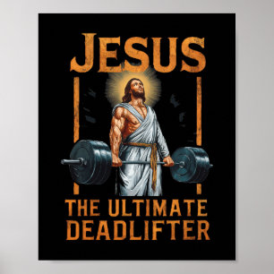 Jesus den ultimata dödlige Christian Poster