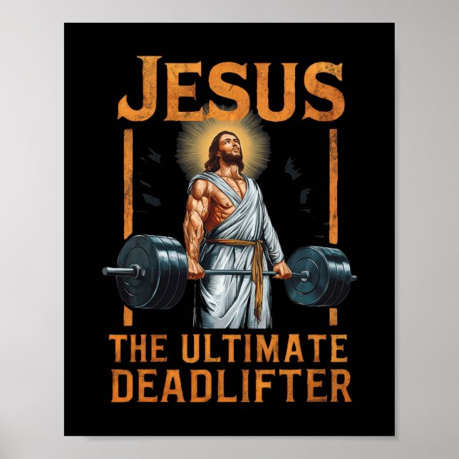 Jesus den ultimata dödlige Christian Poster (Framsidan)