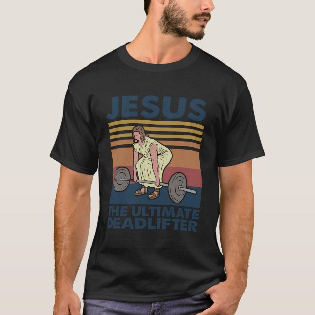 Jesus, den ultimata dödlige Jesus viktande T Shirt (Framsida)