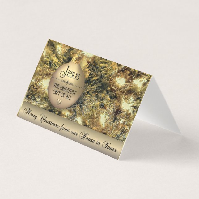 Jesus - den Underbarare gåvan av alla - tom Kort (Framsida)