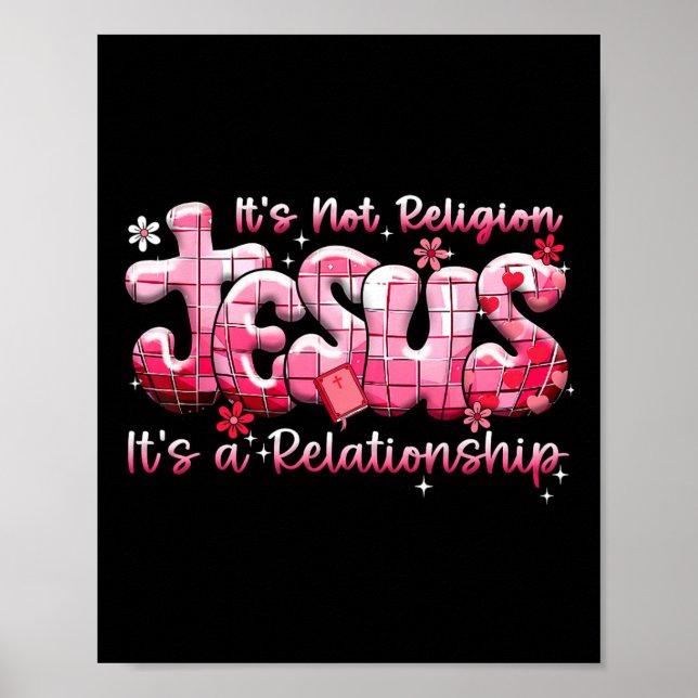 Jesus Det är inte religiös disco religiös Alla hjä Poster (Framsidan)