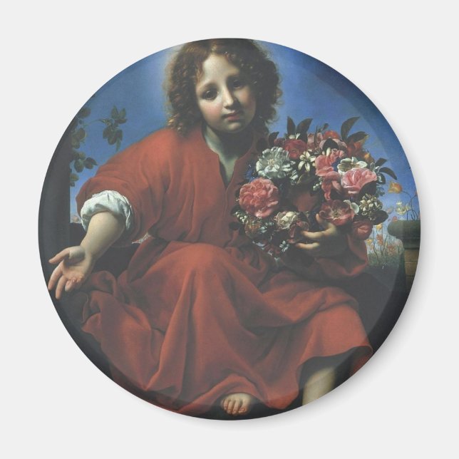 JESUS DET LILLA BLOMSTRETBARNET MAGNET (Framsidan)