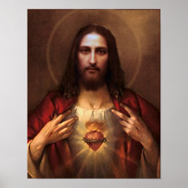 Jesus Devotional-bild i Helig.. Poster