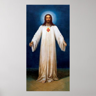 Jesus Devotional-bild i Helig.. Poster