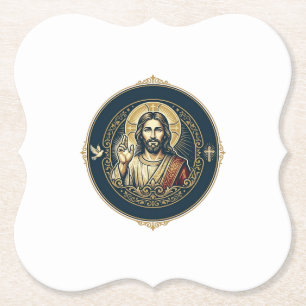 Jesus Digital Artist iPad Art T-Shirt Inspirerande Underlägg Papper