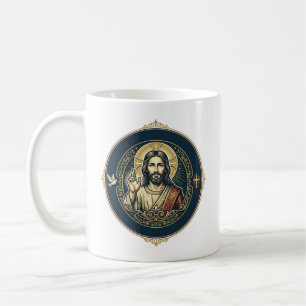 Jesus Digital Artist iPad Konst T-Shirt Inspireran Kaffemugg