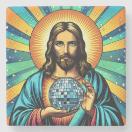Jesus Disco underlägg! Stenunderlägg