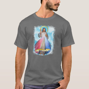 Jesus Divina Misericordia Cielo Azul T Shirt