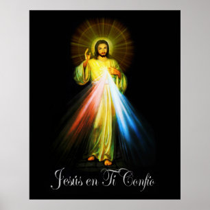 Jesus Divina Misericordia - Divine Mercy Jesus Poster