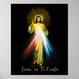 Jesus Divina Misericordia Poster spanska - Espanol