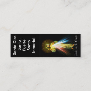 Jesus Divina Misericordia Santo Dios Tarjeta Mini Visitkort