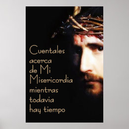 Jesus Divina Misericordia Spain Espanol Poster