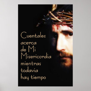 Jesus Divina Misericordia Spain Espanol Poster