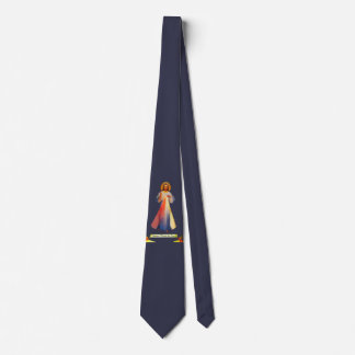 Jesus Divine Mercy Blue Tie Slips