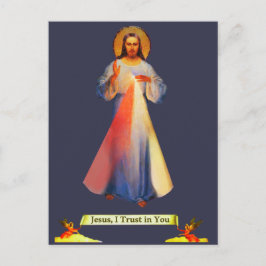 Jesus Divine Mercy Post Card Vykort