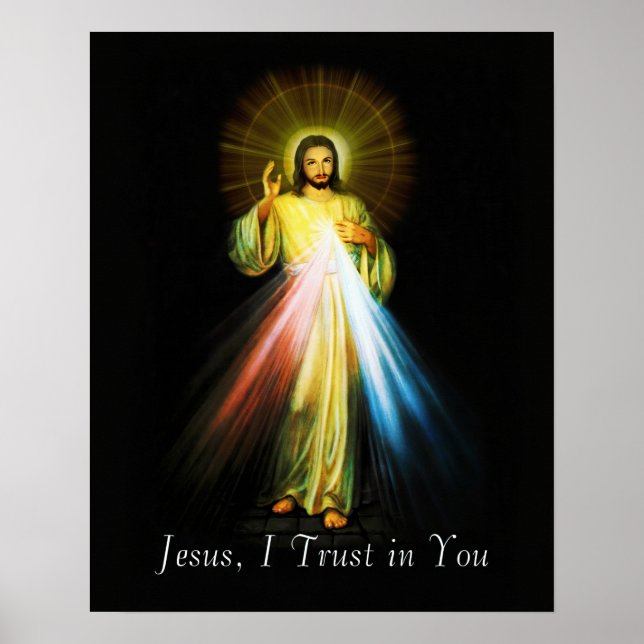 Jesus Divine Mercy Poster (Framsidan)
