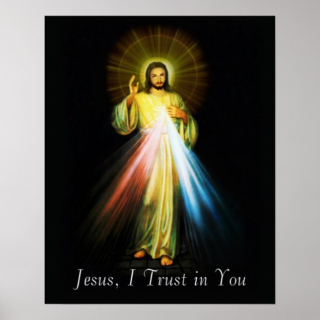 Jesus Divine Mercy Poster (Framsidan)