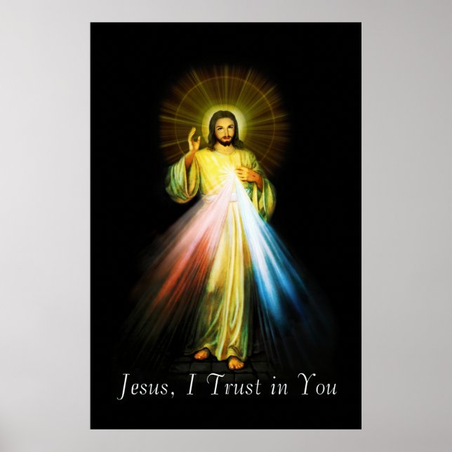 Jesus Divine Mercy Poster (Framsidan)
