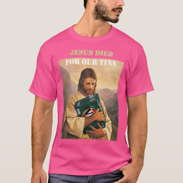 Jesus dog för våra tins t shirt (Framsida)