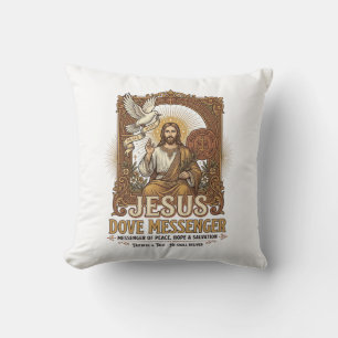 Jesus Dove budbärare Jesus Dove budbärare Kristna Kudde