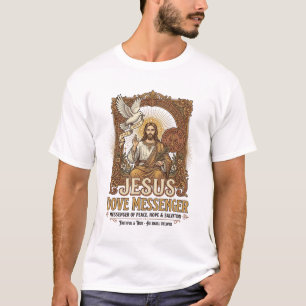 Jesus Dove Messenger Jesus Dove Messenger Kristna T Shirt