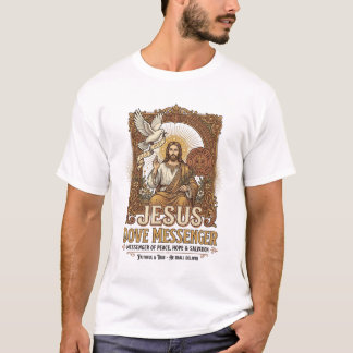 Jesus Dove Messenger Jesus Dove Messenger Kristna T Shirt