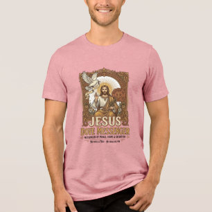 Jesus Dove Messenger Jesus Dove Messenger Kristna T Shirt