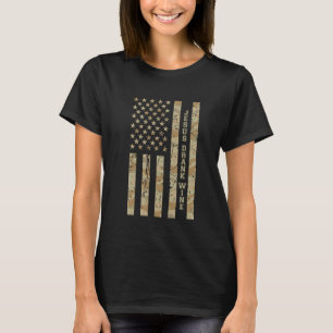 Jesus drack vin Roligt Dricker Ökenkamouflage Amer T Shirt