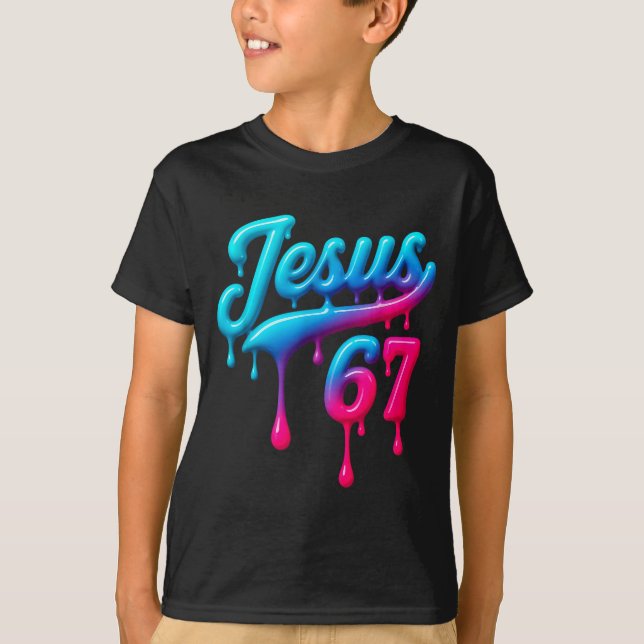 Jesus Drip  T Shirt (Framsida)