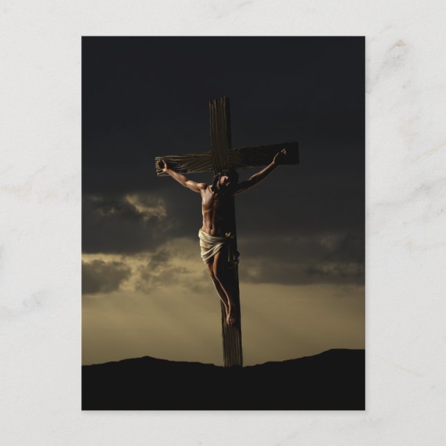 Jesus eller Bra Fredag Vykort (Framsida)