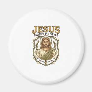 Jesus Emalj Nål Stil Jesus Emalj Nål Kristna  Magnet