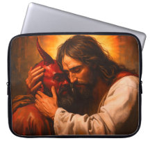 Jesus Embracing Lucifer