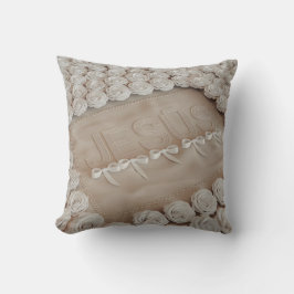 JESÚS Embroidering Dekorativ kudde - 3D Render Bei