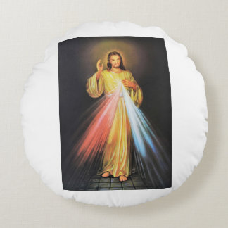 Jesus en ti confio rund kudde