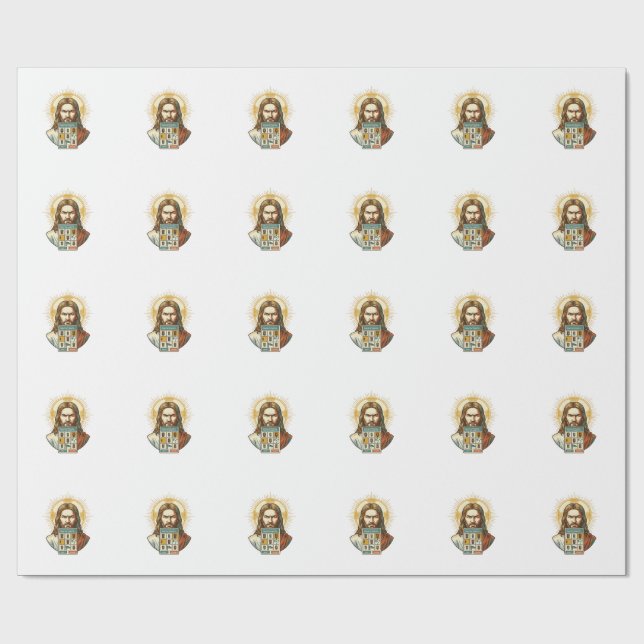 Jesus Endlös Captcha-verifiering Trafikljus  Presentpapper (Platt)